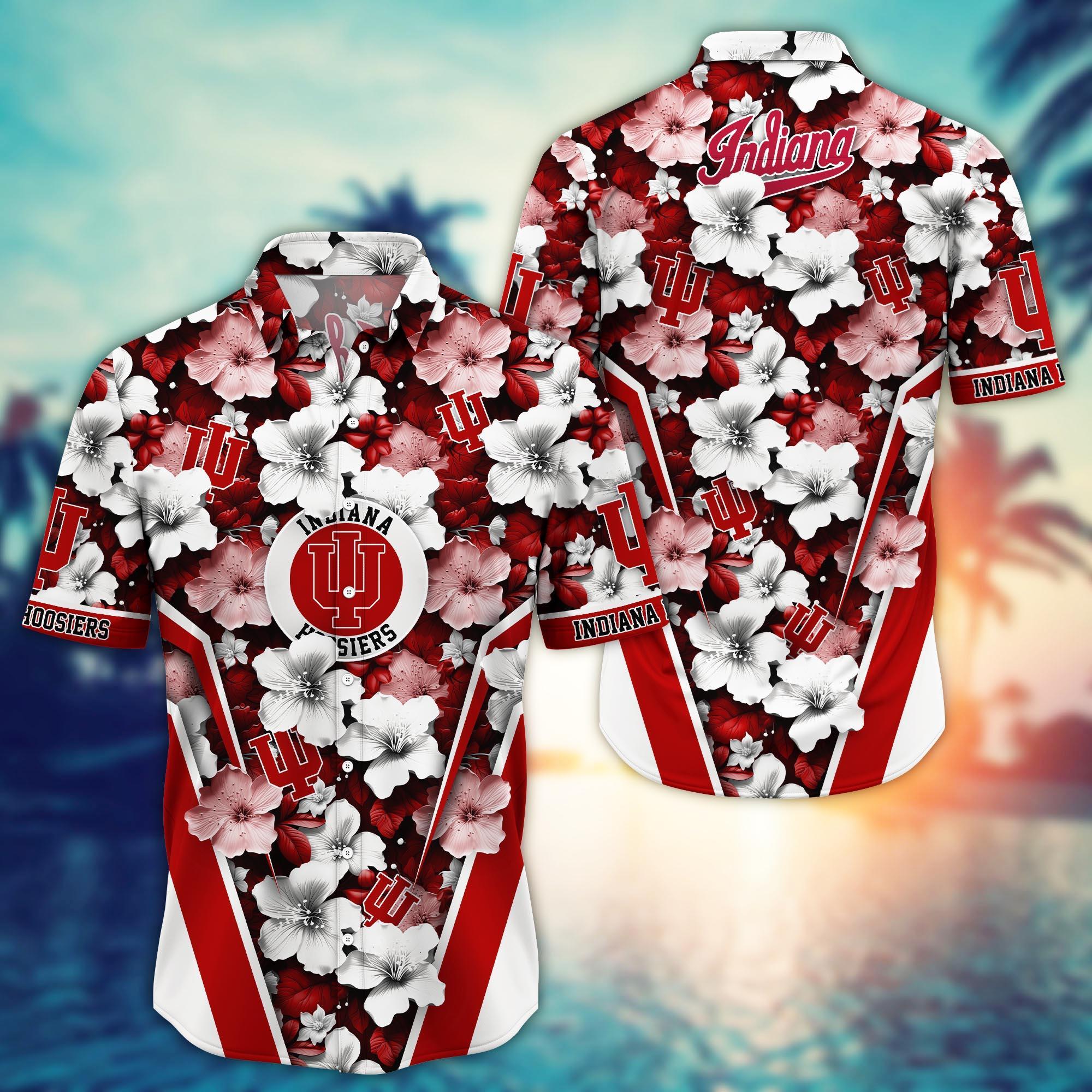 Indiana Hoosiers NCAA Hawaiian Shirt, Aloha Shirt Ver 2
