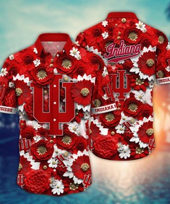 Indiana Hoosiers NCAA Hawaiian Shirt for This Summer Customize Shirt Any Team