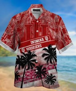 Indiana Hoosiers NCAA Palm Tree Pattern Hawaii Shirt For Sports Fans