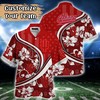 Indiana Hoosiers NCAA US Flag Flower Hawaii Shirt For Fans