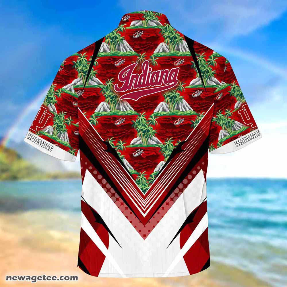 Indiana Hoosiers Summer Beach Hawaiian Shirt - Ideal For Sports Fans