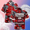 Indiana Hoosiers Summer Beach Hawaiian Shirt - Stress Blessed Obsessed Design 