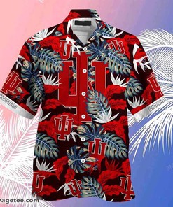Indiana Hoosiers Summer Beach Hawaiian Shirt - Stress Blessed Obsessed Design