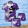 Iowa Hawkeyes Black Football Team All-Over Print 3D Hawaiian Shirt 