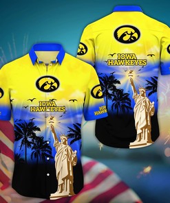 Iowa Hawkeyes NCAA Flower Hawaii Shirt For Fans Ver 1