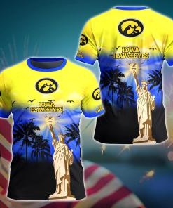 Iowa Hawkeyes NCAA Flower Hawaii Shirt For Fans Ver 1