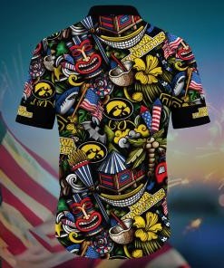 Iowa Hawkeyes NCAA Flower Hawaii Shirt For Fans Ver 2