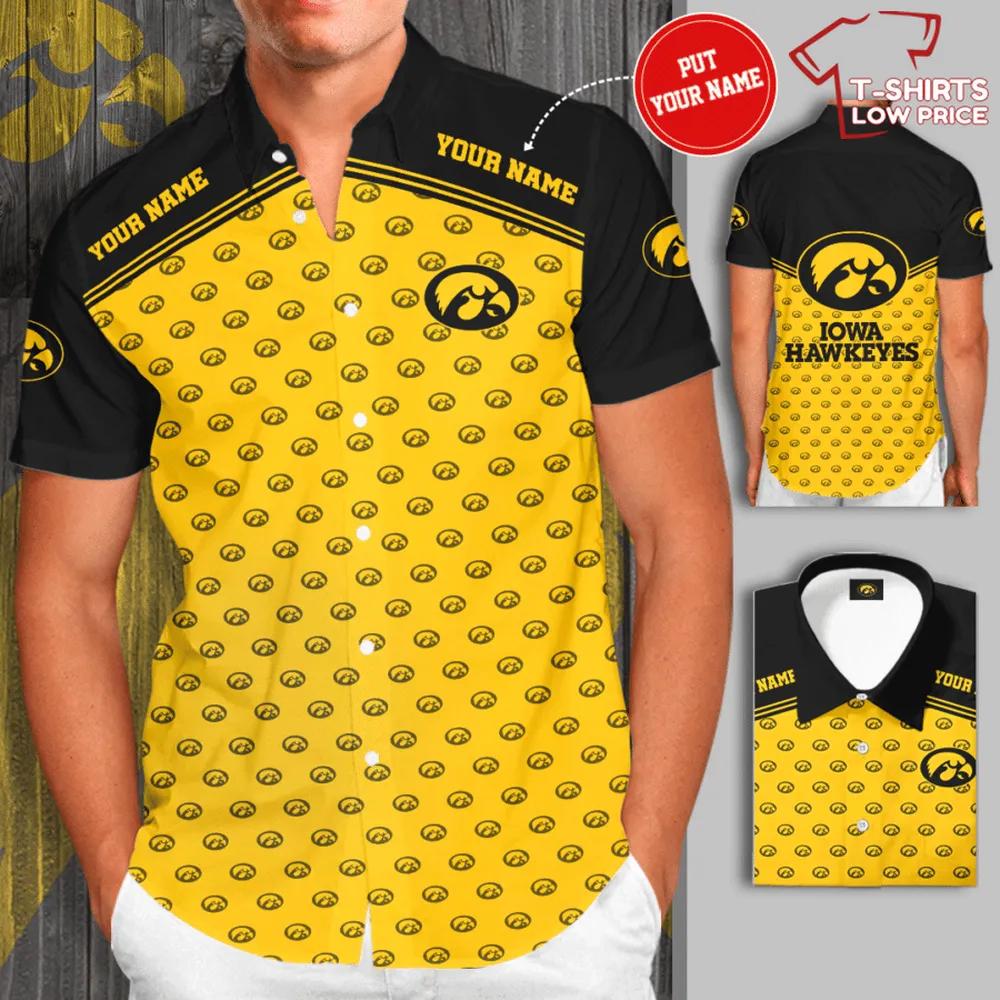 Iowa Hawkeyes Sports Fan Summer Vacation Hawaiian Shirt