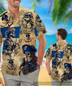 Kansas Jayhawk NCAA Pirates Aloha Hawaiian Shirt