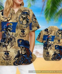 Kansas Jayhawk NCAA Pirates Aloha Hawaiian Shirt