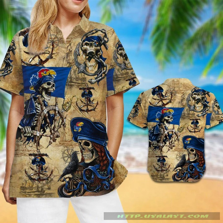 Kansas Jayhawk NCAA Pirates Aloha Hawaiian Shirt