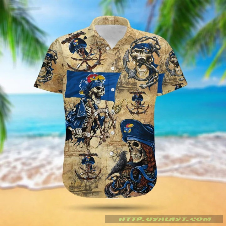 Kansas Jayhawk NCAA Pirates Aloha Hawaiian Shirt