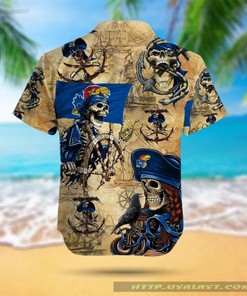 Kansas Jayhawk NCAA Pirates Aloha Hawaiian Shirt