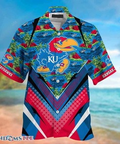 Kansas Jayhawks Beach Hawaiian Shirt for Sports Fans This Season - Comfortable Shirt for Jayhawks Sports Fans