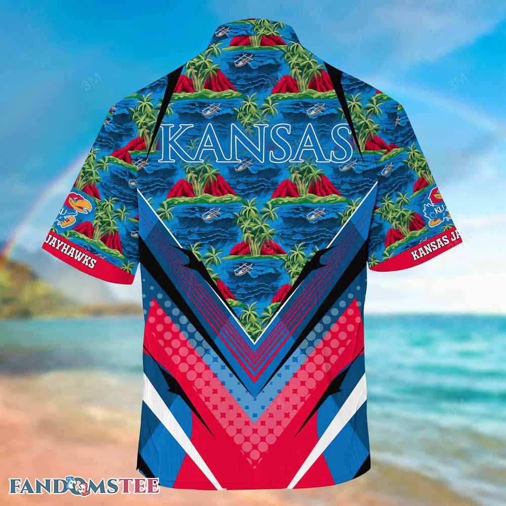 Kansas Jayhawks Beach Hawaiian Shirt for Sports Fans This Season - Comfortable Shirt for Jayhawks Sports Fans