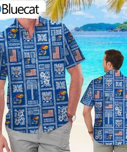 Kansas Jayhawks Commemorative Summer Hawaiian Shirt - On-Trend and Stylish