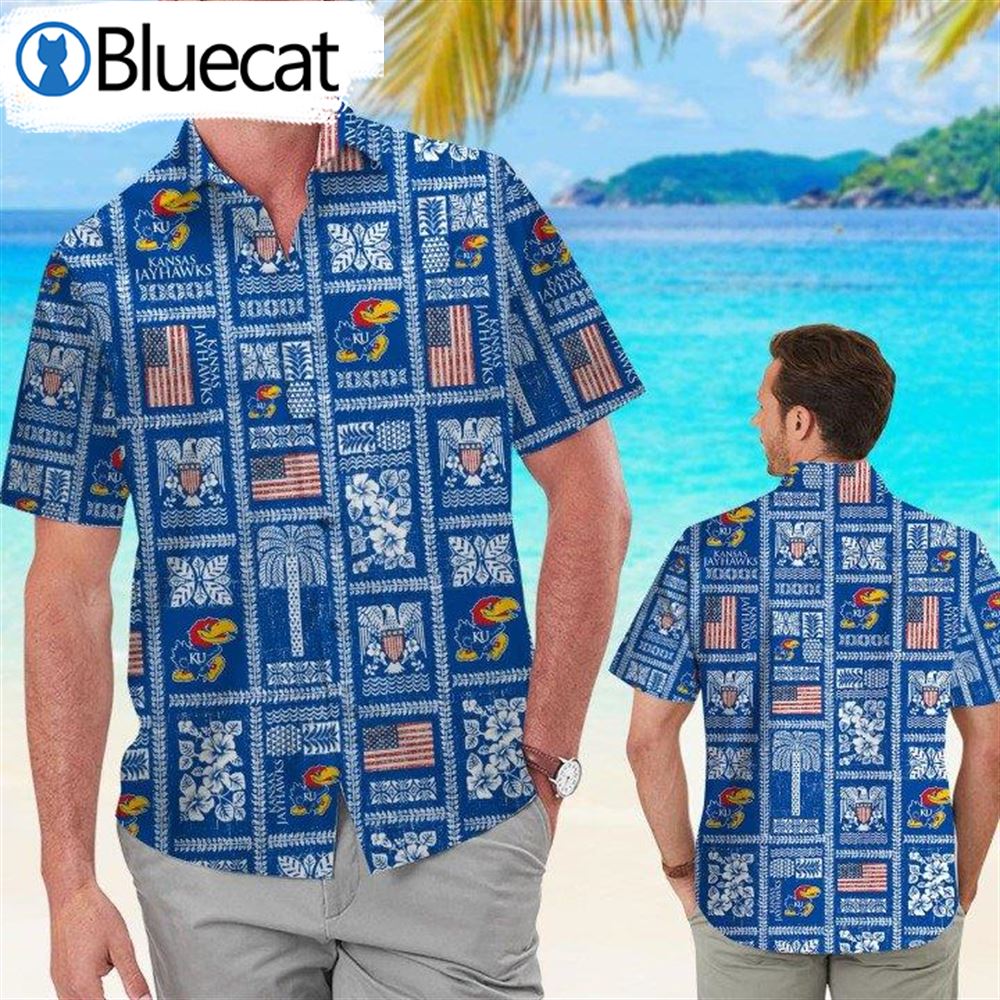 Kansas Jayhawks Commemorative Summer Hawaiian Shirt - On-Trend and Stylish