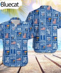 Kansas Jayhawks Commemorative Summer Hawaiian Shirt - On-Trend and Stylish