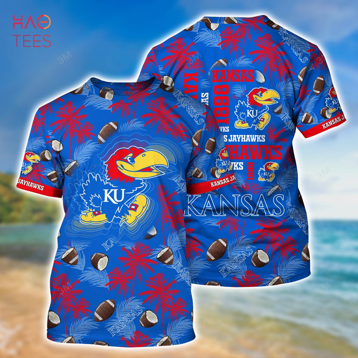 Kansas Jayhawks Hawaiian Shirt, New Gift For Summer