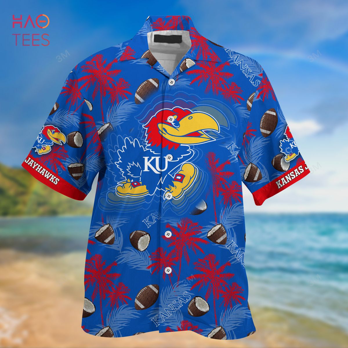 Kansas Jayhawks Hawaiian Shirt, New Gift For Summer