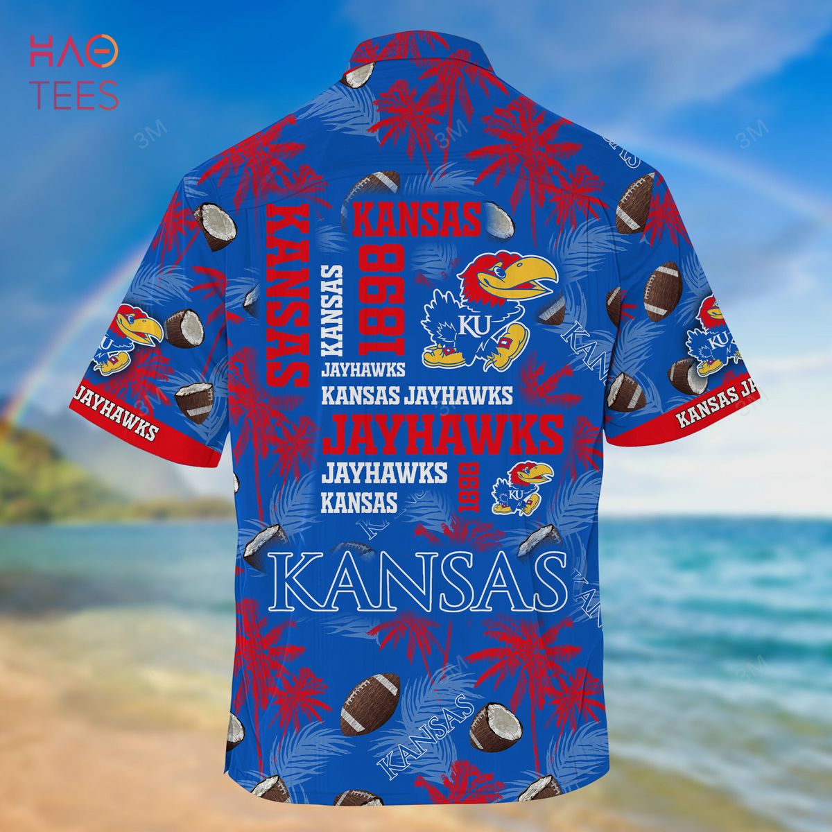 Kansas Jayhawks Hawaiian Shirt, New Gift For Summer