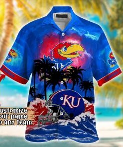 Kansas Jayhawks NCAA Best Hawaiian Shirt Ever- Customize Any Team Any League