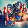 Kansas Jayhawks NCAA Flower Hawaii Shirt For Fans Ver 10
