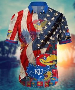 Kansas Jayhawks NCAA Flower Hawaii Shirt For Fans Ver 10