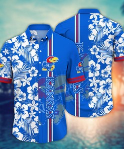 Kansas Jayhawks NCAA Flower Hawaii Shirt For Fans Ver 19