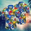 Kansas Jayhawks NCAA Flower Hawaii Shirt For Fans Ver 2