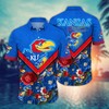 Kansas Jayhawks NCAA Flower Hawaii Shirt For Fans Ver 20
