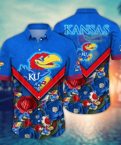 Kansas Jayhawks NCAA Flower Hawaii Shirt For Fans Ver 20