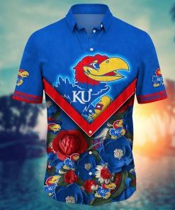 Kansas Jayhawks NCAA Flower Hawaii Shirt For Fans Ver 20