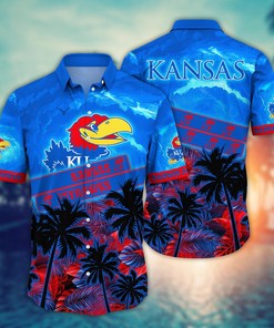 Kansas Jayhawks NCAA Flower Hawaii Shirt For Fans Ver 21