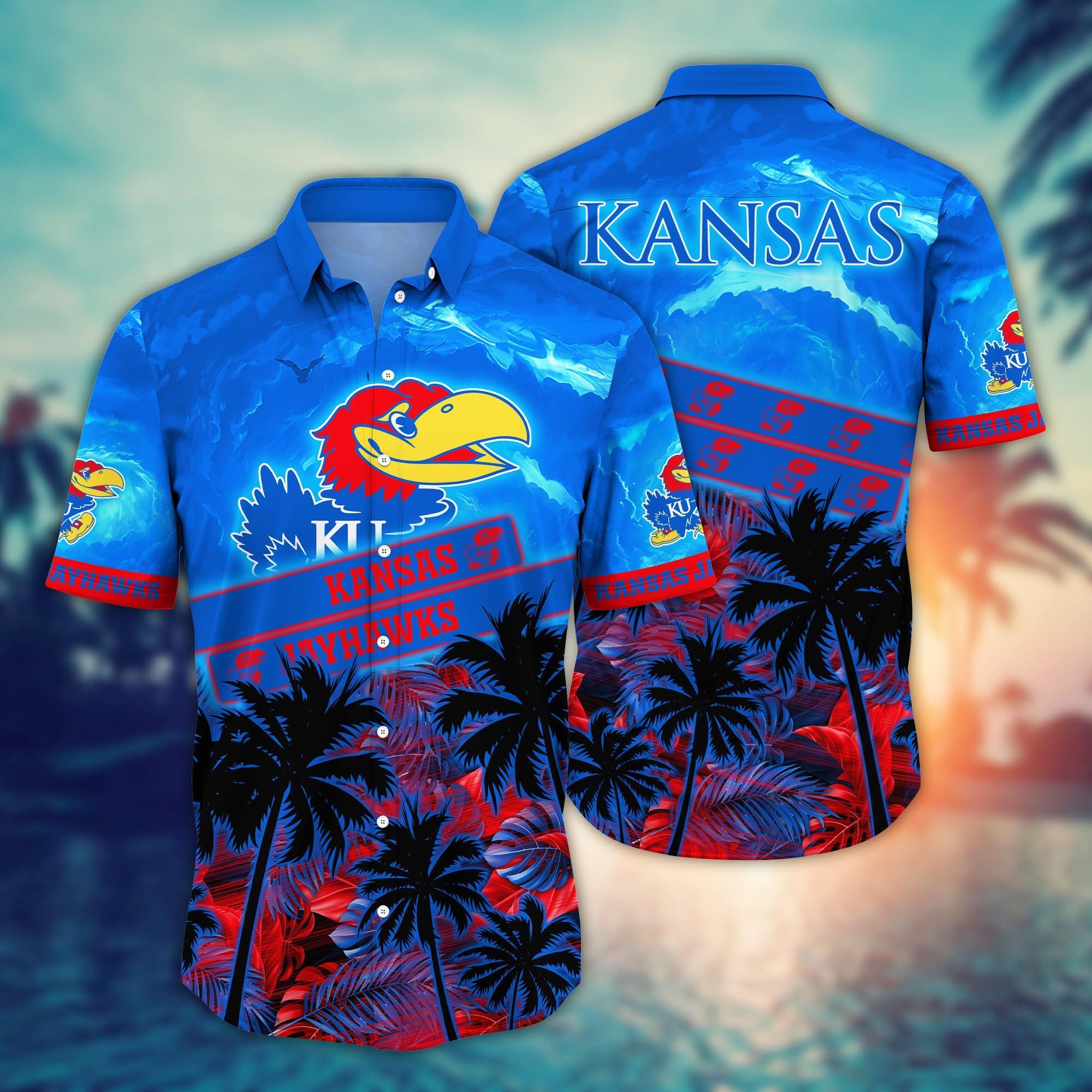 Kansas Jayhawks NCAA Flower Hawaii Shirt For Fans Ver 21