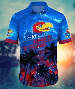 Kansas Jayhawks NCAA Flower Hawaii Shirt For Fans Ver 21