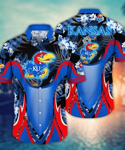 Kansas Jayhawks NCAA Flower Hawaii Shirt For Fans Ver 22
