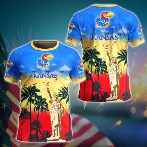 Kansas Jayhawks NCAA Flower Hawaii Shirt For Fans Ver 24