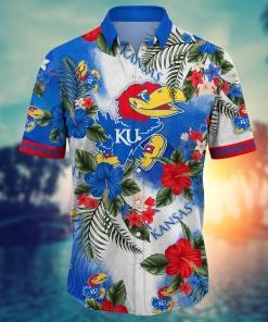 Kansas Jayhawks NCAA Flower Hawaii Shirt For Fans Ver 28