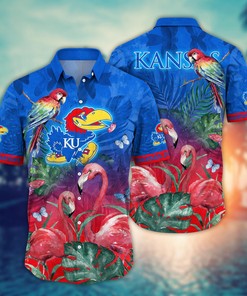 Kansas Jayhawks NCAA Flower Hawaii Shirt For Fans Ver 29