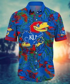 Kansas Jayhawks NCAA Flower Hawaii Shirt For Fans Ver 30
