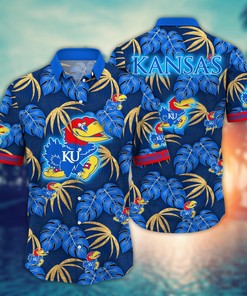Kansas Jayhawks NCAA Flower Hawaii Shirt For Fans Ver 31
