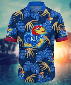 Kansas Jayhawks NCAA Flower Hawaii Shirt For Fans Ver 31