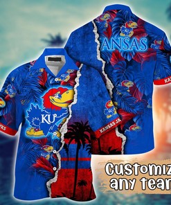 Kansas Jayhawks NCAA Flower Hawaii Shirt For Fans Ver 33