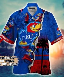 Kansas Jayhawks NCAA Flower Hawaii Shirt For Fans Ver 33