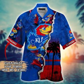 Kansas Jayhawks NCAA Flower Hawaii Shirt For Fans Ver 33
