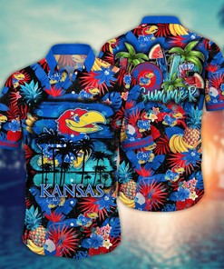 Kansas Jayhawks NCAA Flower Hawaii Shirt For Fans Ver 34