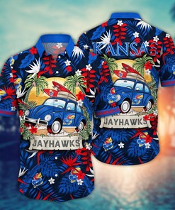 Kansas Jayhawks NCAA Flower Hawaii Shirt For Fans Ver 35