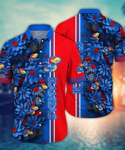 Kansas Jayhawks NCAA Flower Hawaii Shirt For Fans Ver 5