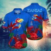 Kansas Jayhawks NCAA Flower Hawaii Shirt For Fans Ver 7